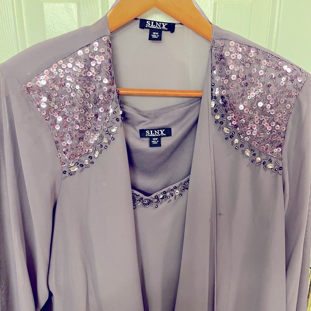 Beautiful Mother of the Bride dress.